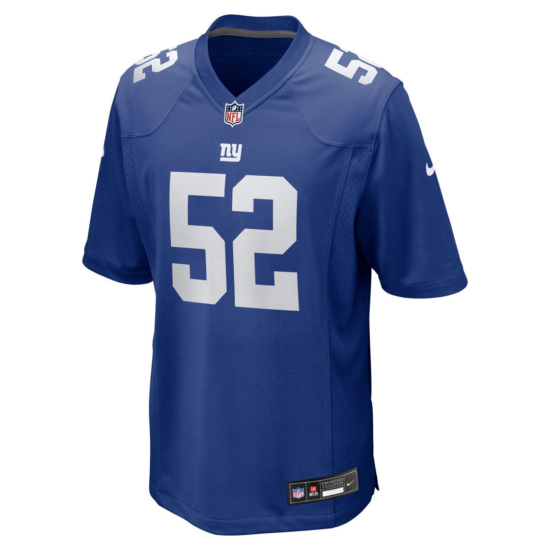 New York Giants Arvell Reese Nike Royal Game Jersey