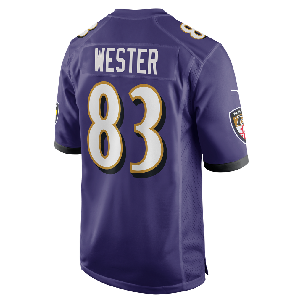 Baltimore Ravens LaJohntay Wester Nike Purple Game Jersey