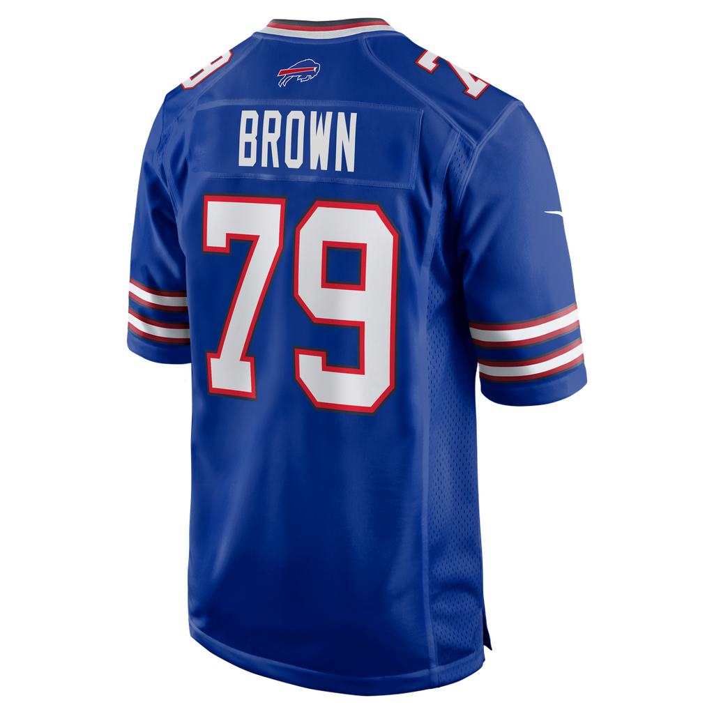 Buffalo Bills Ruben Brown Nike Royal Retired Player Game Jersey