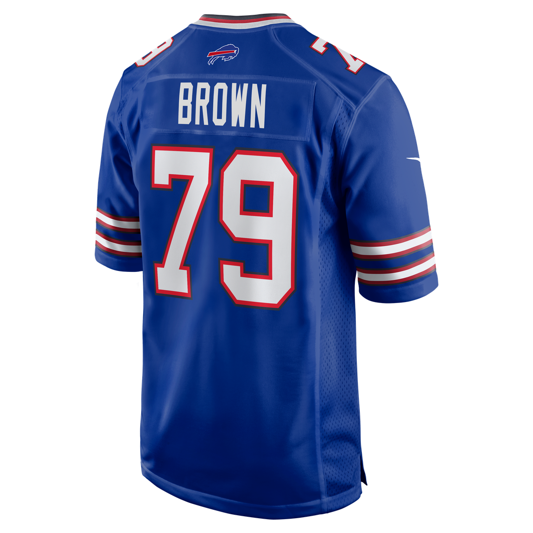 Buffalo Bills Ruben Brown Nike Royal Retired Player Game Jersey