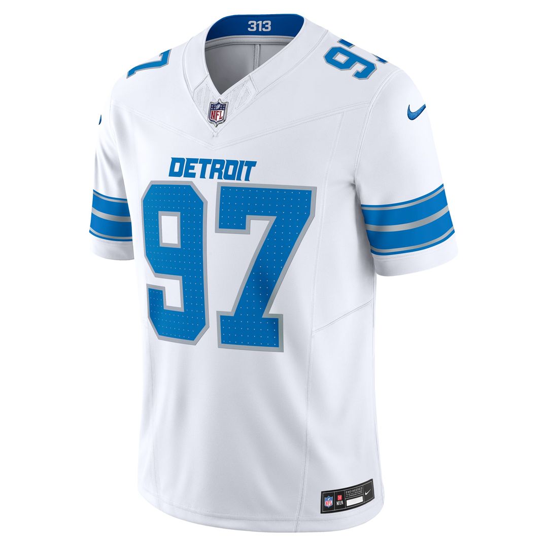 Detroit Lions Aidan Hutchinson Nike Blue Vapor FUSE Alternate Limited Jersey