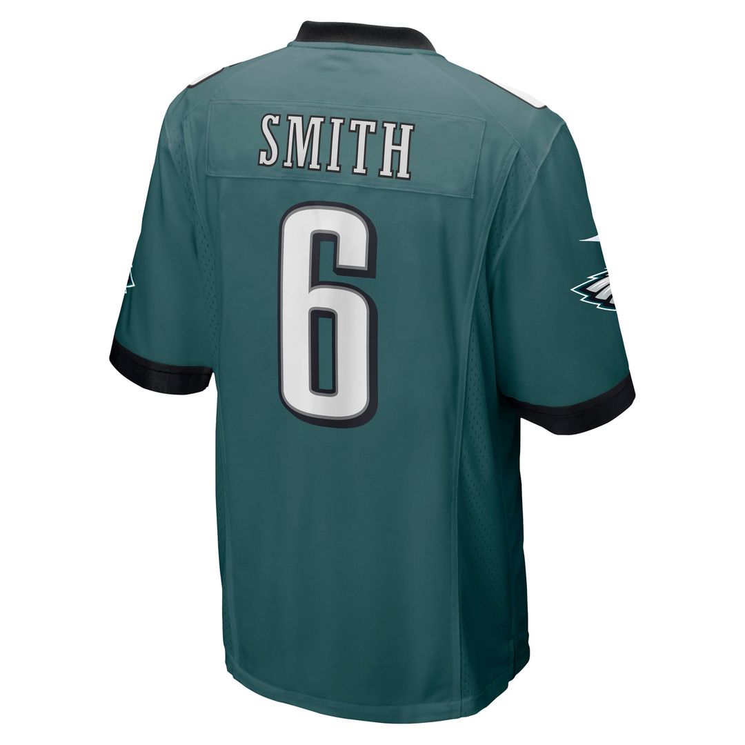 Philadelphia Eagles DeVonta Smith Nike Midnight Green Game Jersey