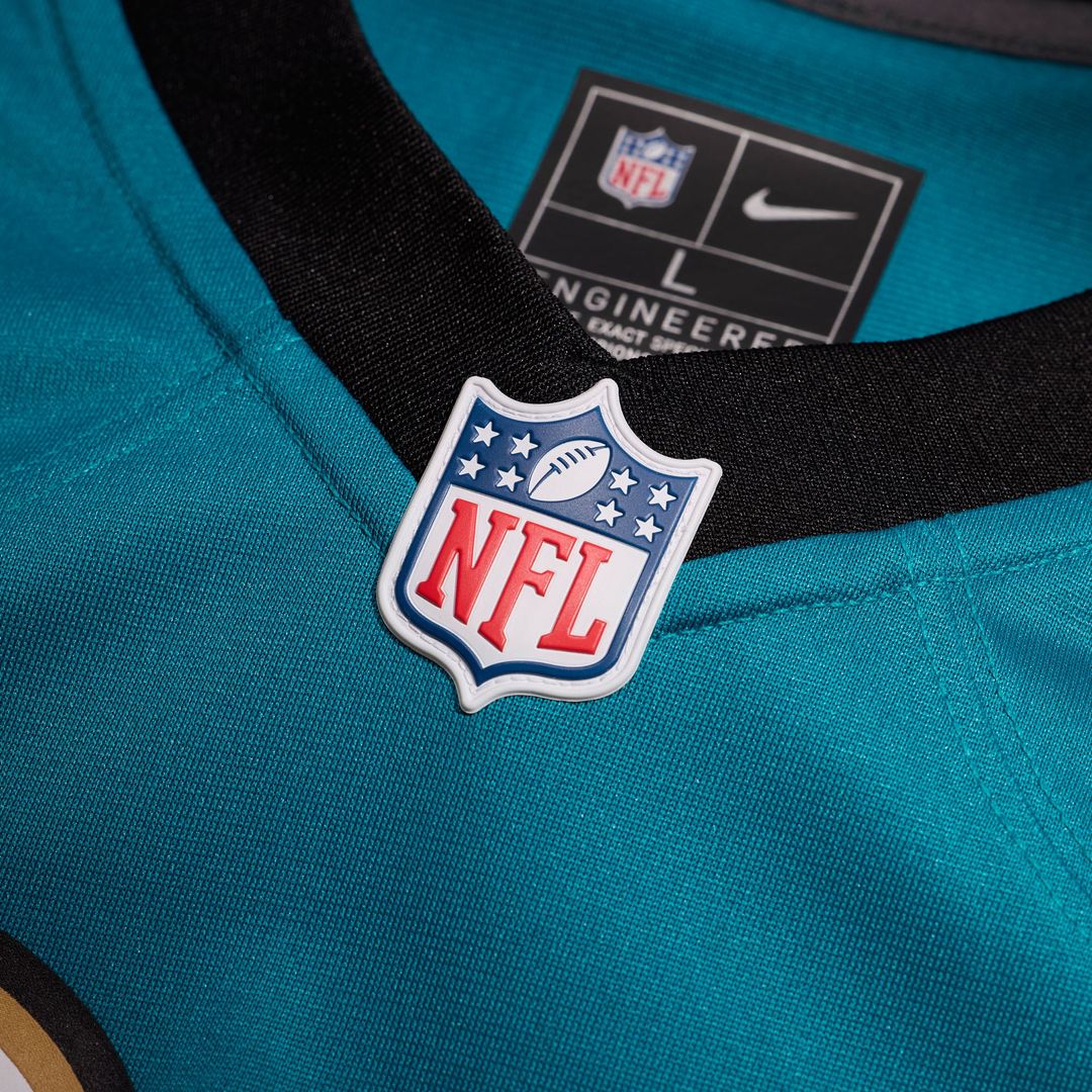 Jacksonville Jaguars Foye Oluokun Nike Teal Prowler Throwback Game Jersey