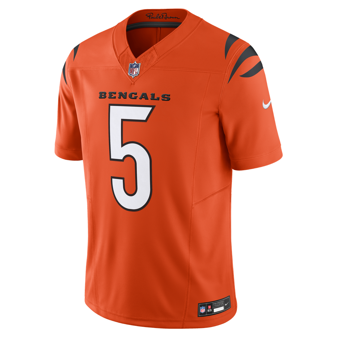 Cincinnati Bengals Tee Higgins Nike Orange Vapor FUSE Limited Jersey