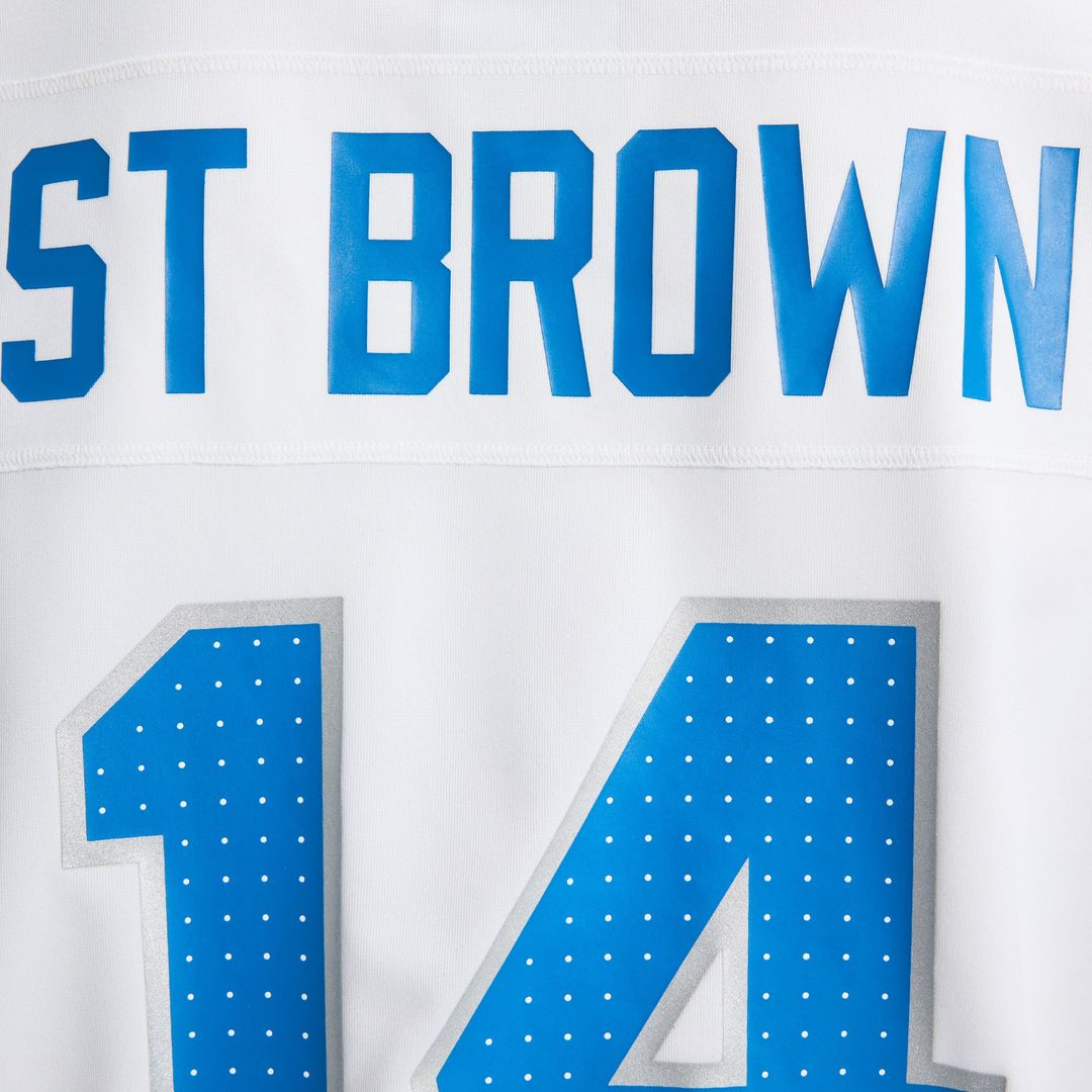 Detroit Lions Amon - Ra St. Brown Nike Blue Game Jersey