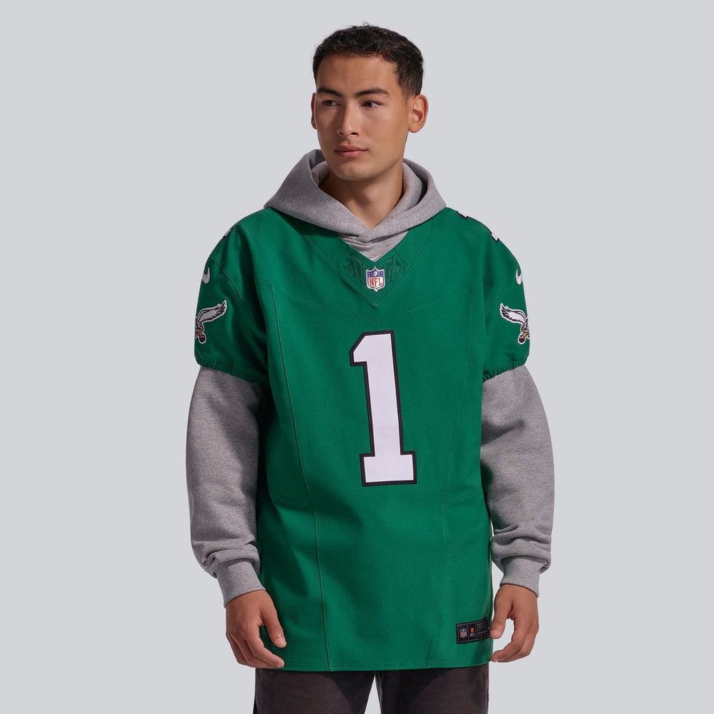 Philadelphia Eagles Jalen Hurts Nike Kelly Green Alternate Vapor FUSE Elite Jersey