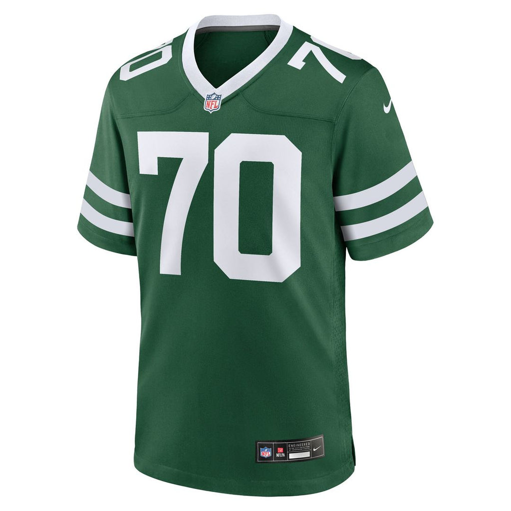 New York Jets Armand Membou Nike Green Game Jersey