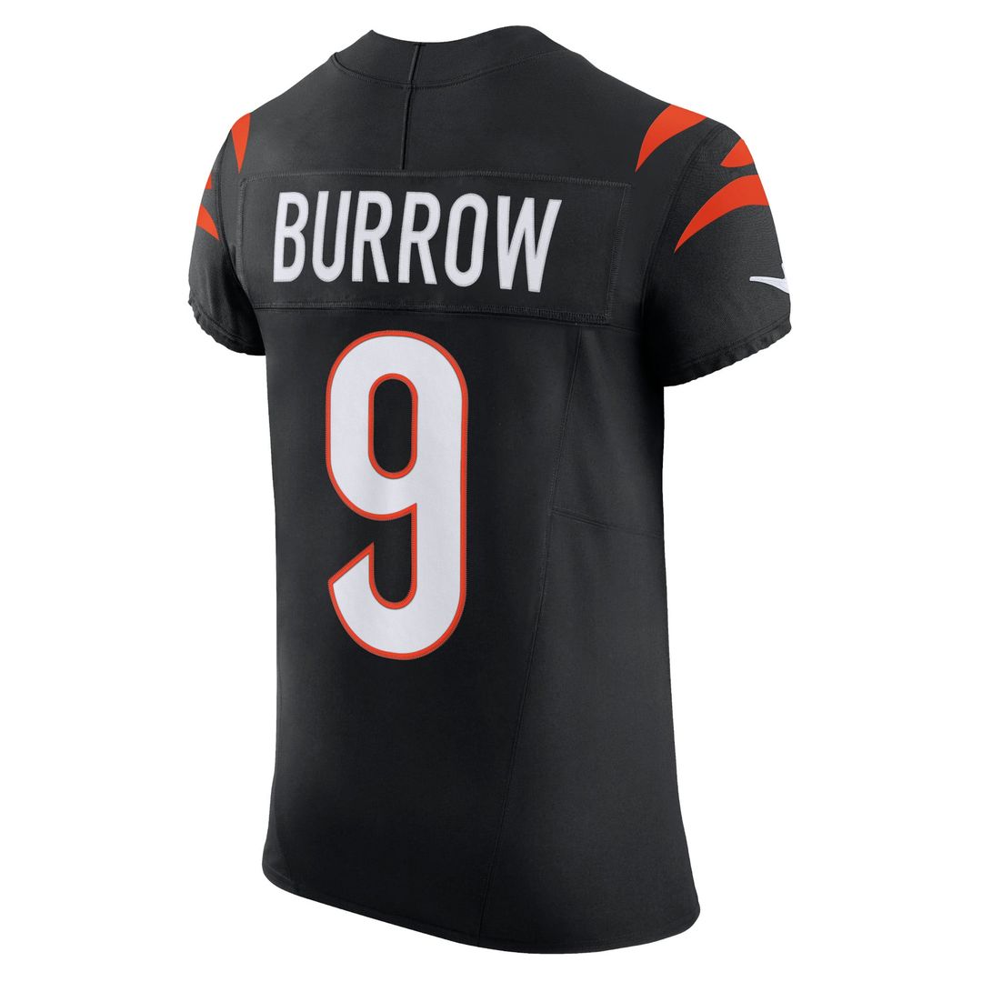 Cincinnati Bengals Joe Burrow Nike Black Team Vapor FUSE Elite Jersey
