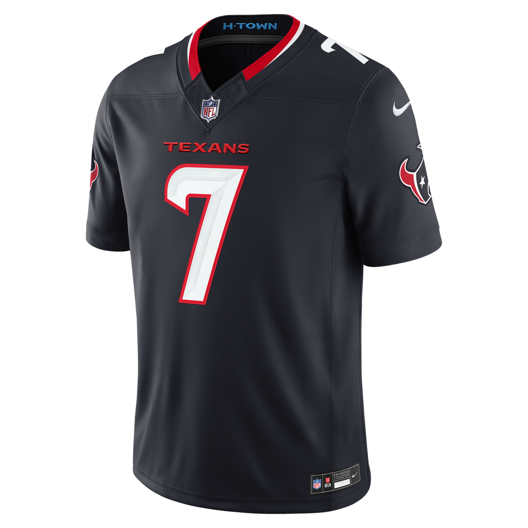 Houston Texans C.J. Stroud Nike Navy Team Vapor FUSE Stitched Limited Jersey