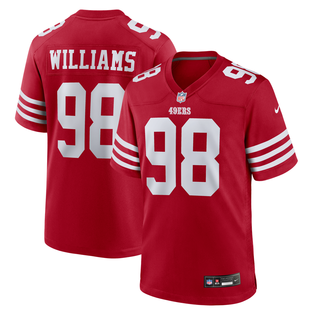 San Francisco 49ers Mykel Williams Nike Scarlet Game Jersey