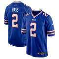 Buffalo Bills Tyler Bass Nike Royal Game Jersey