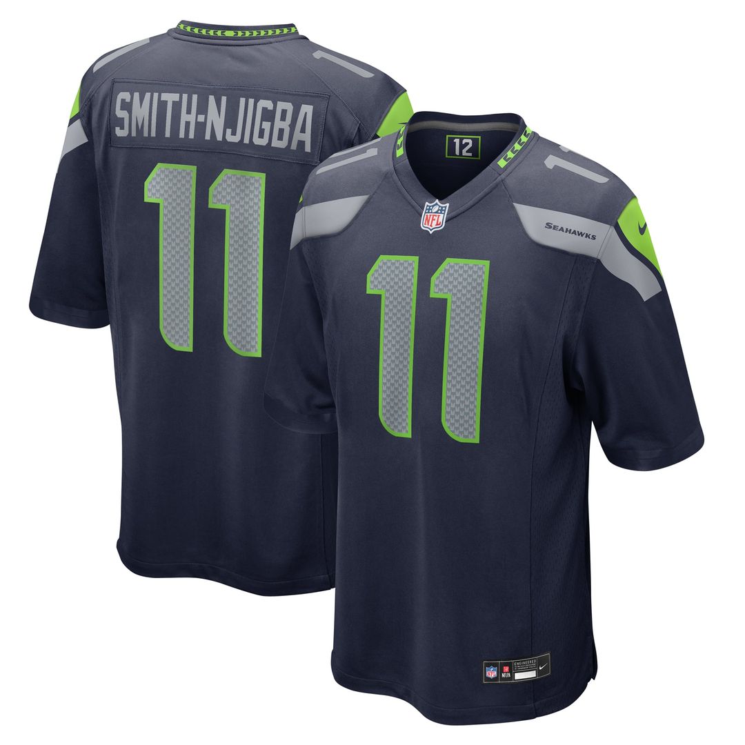 Seattle Seahawks Jaxon Smith - Njigba Nike Royal Throwback Game Jersey