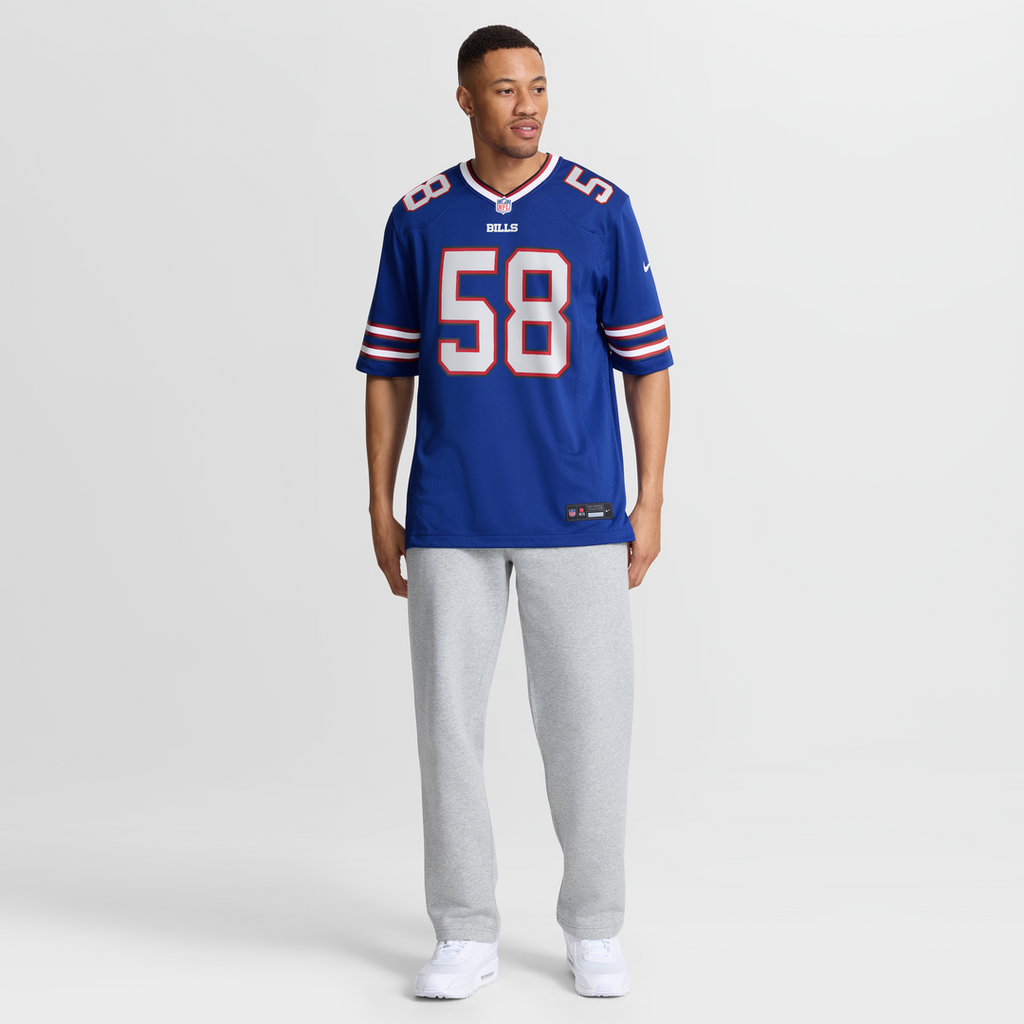 Buffalo Bills Matt Milano Nike Royal Game Jersey
