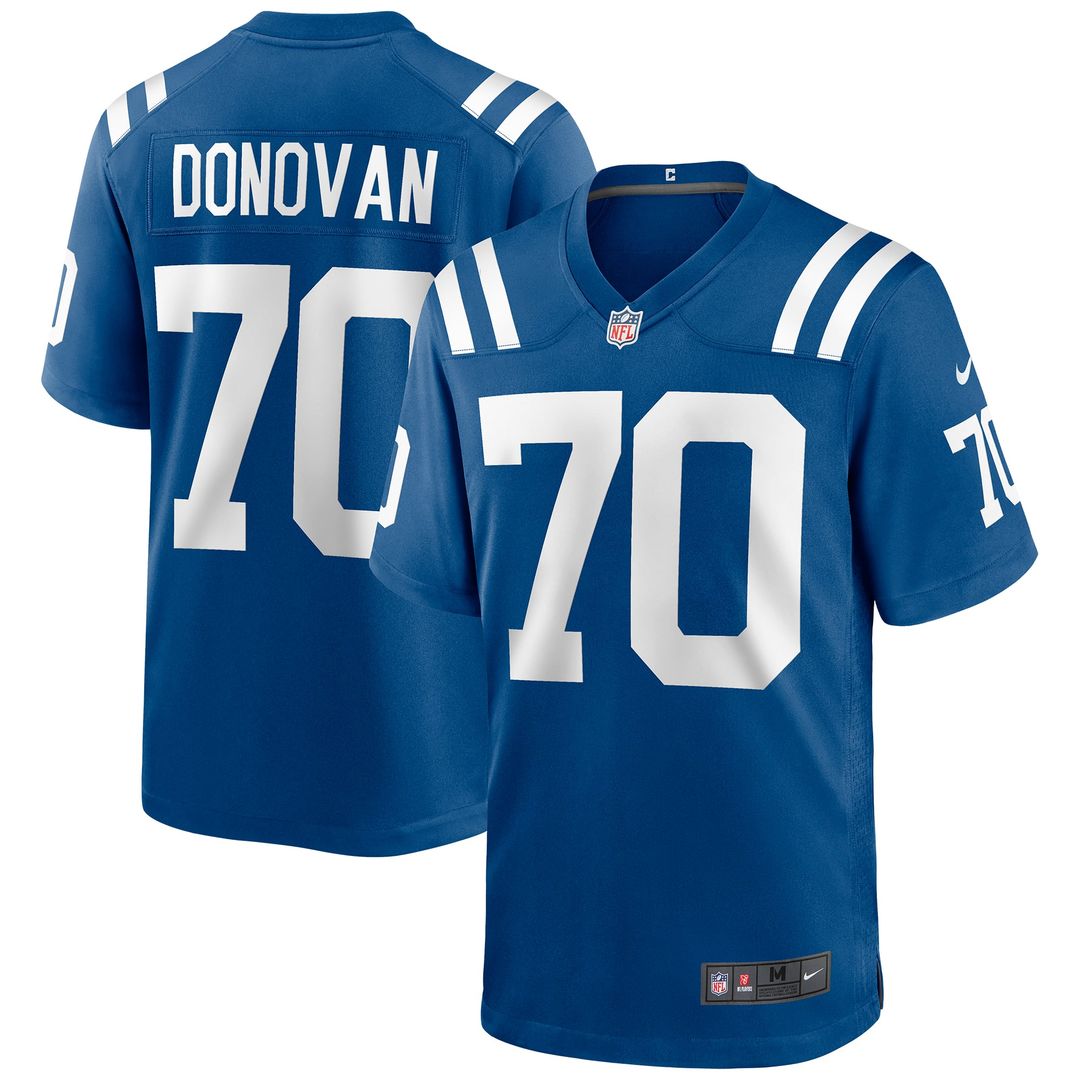 Indianapolis Colts Art Donovan Nike Royal Retired Player Game Jersey