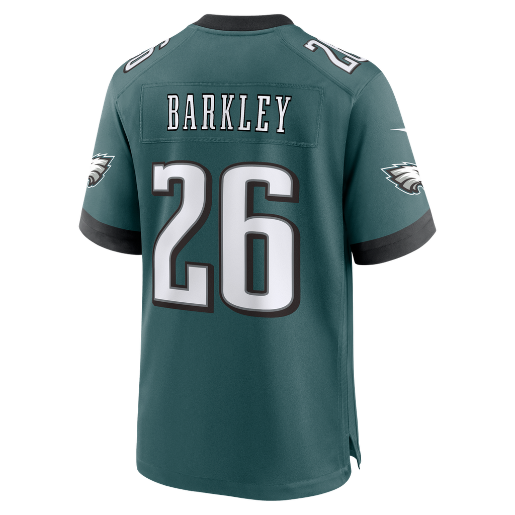 Philadelphia Eagles Saquon Barkley Nike Midnight Green Game Jersey