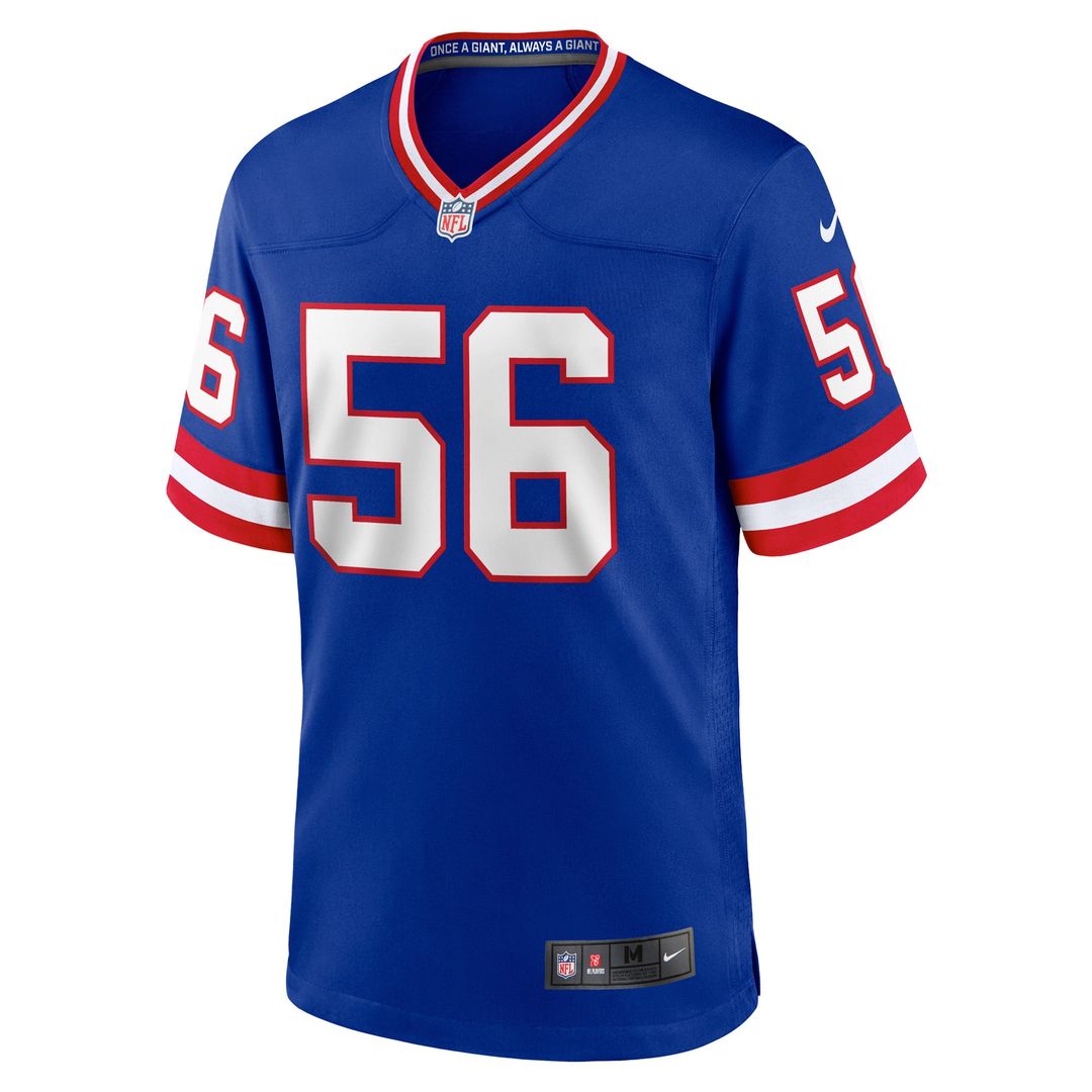 New York Giants Lawrence Taylor Nike Royal Classic Retired Game Jersey
