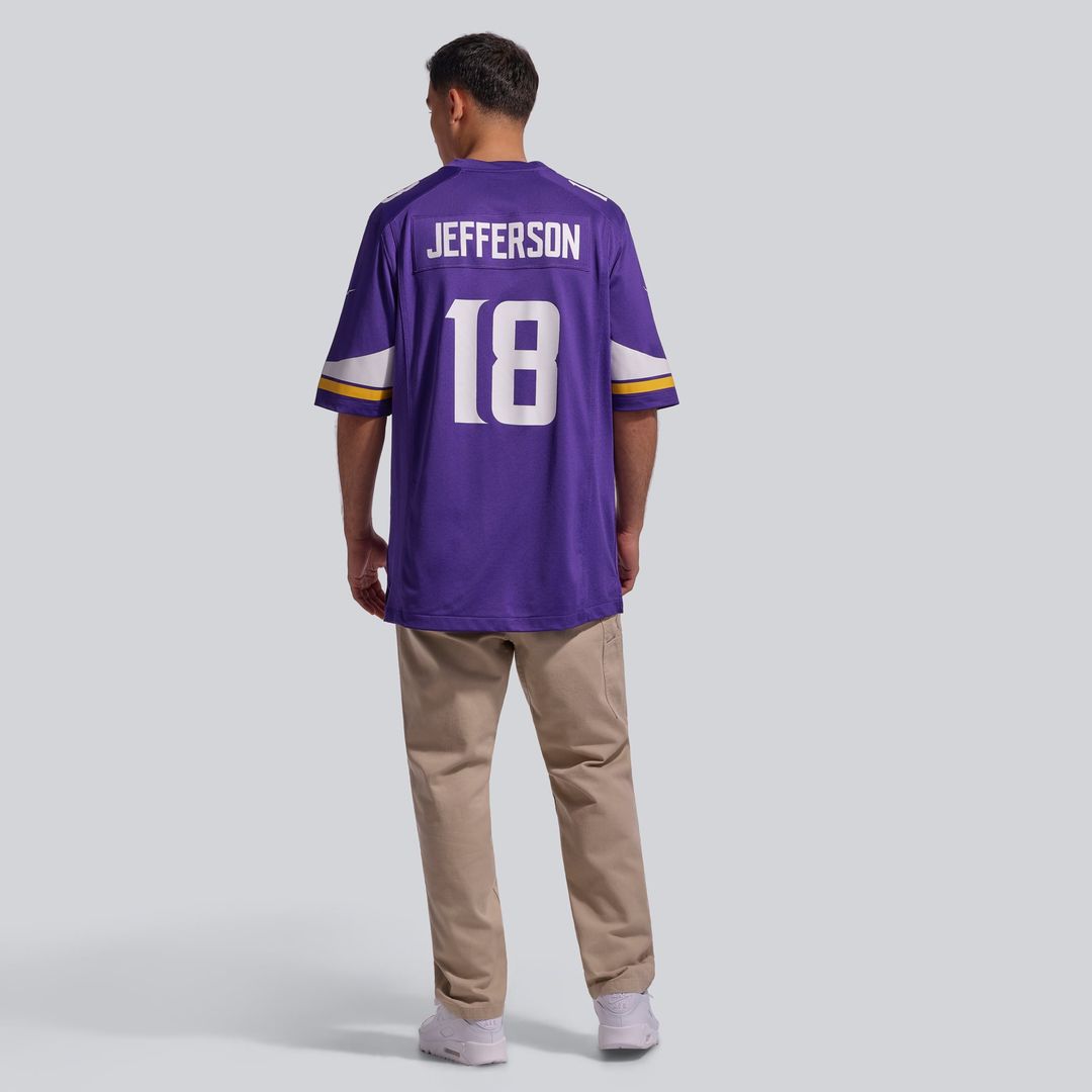 Minnesota Vikings Justin Jefferson Nike Purple Game Jersey