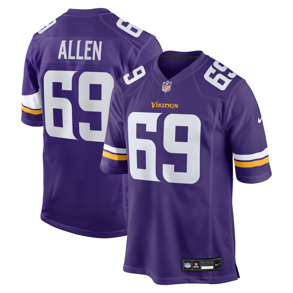 Minnesota Vikings Jared Allen Nike Purple Retired Game Jersey