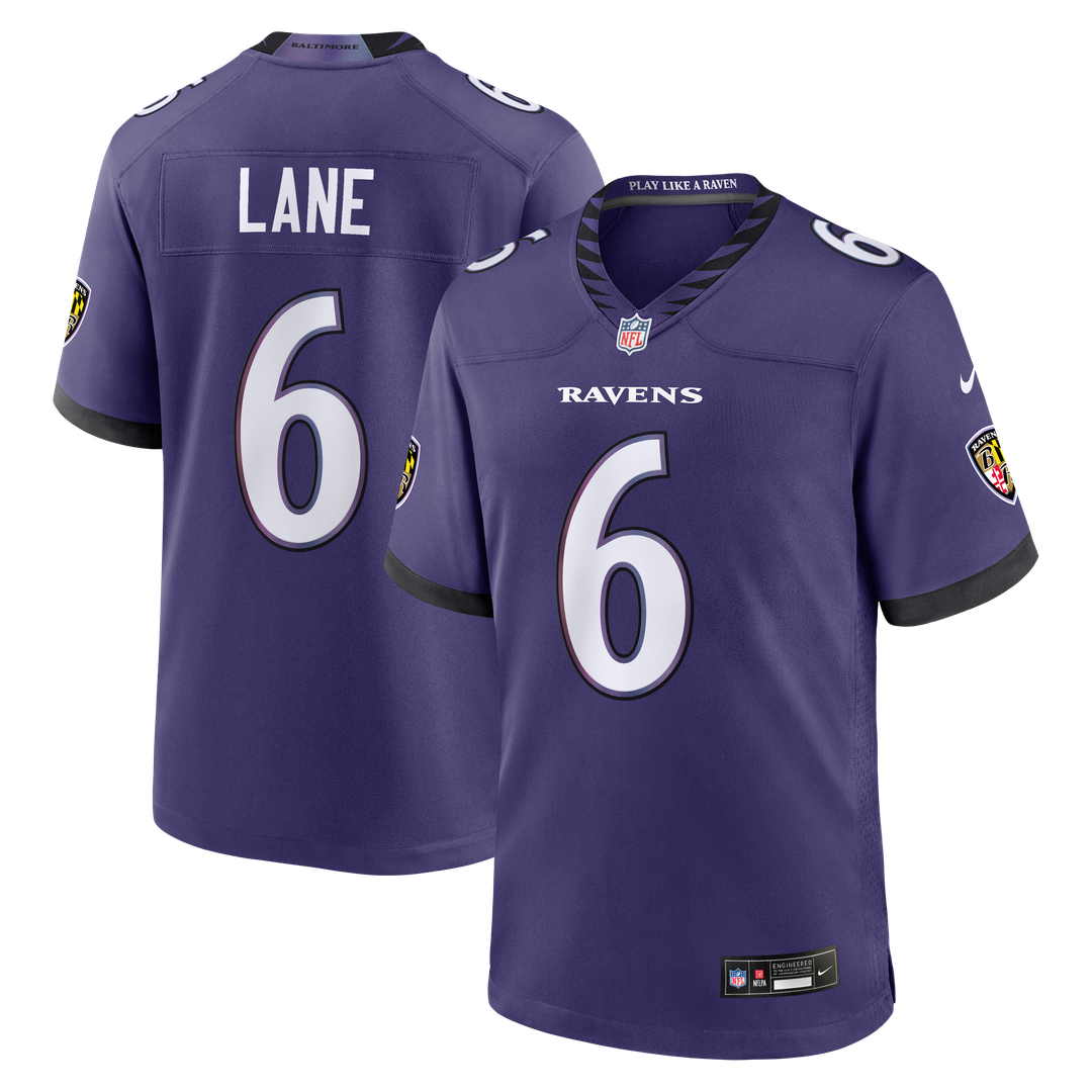 Baltimore Ravens Ja'Kobi Lane Nike Purple Game Jersey