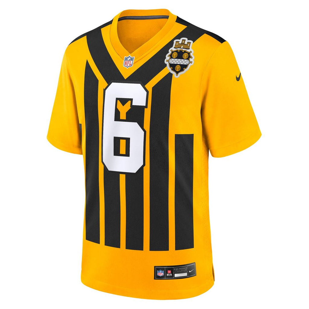 Pittsburgh Steelers Patrick Queen Nike Black Game Jersey