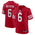 San Francisco 49ers Malik Mustapha Nike Scarlet Game Jersey