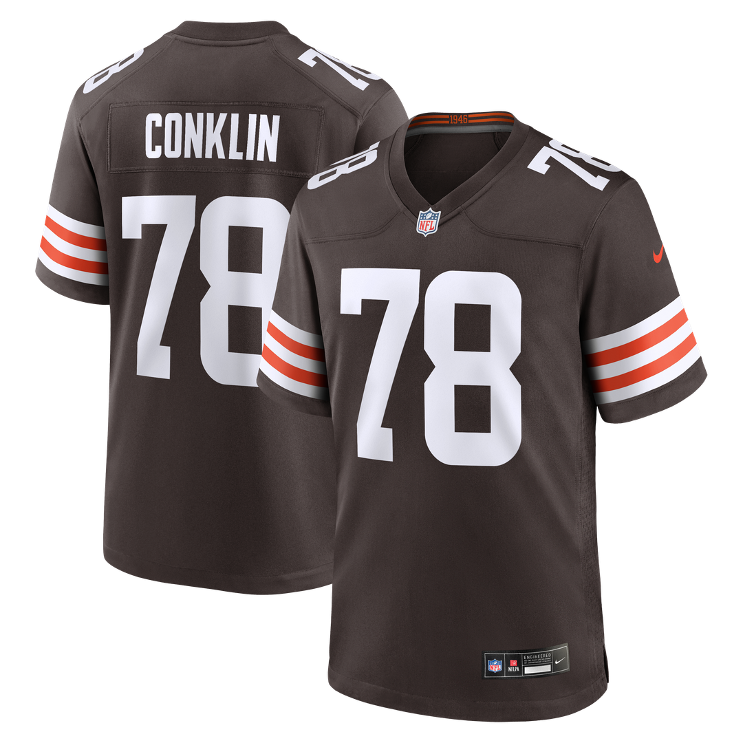 Cleveland Browns Jack Conklin Nike Brown Game Jersey