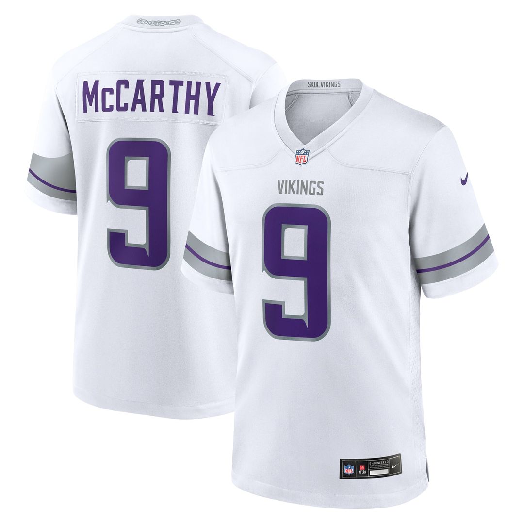 Minnesota Vikings J.J. McCarthy Nike Purple Game Jersey