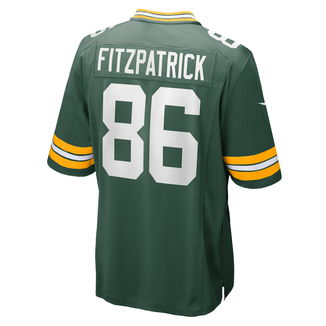 Green Bay Packers John FitzPatrick Nike Green Game Jersey