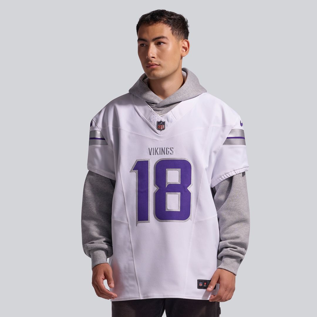 Minnesota Vikings Justin Jefferson Nike White Alternate Vapor FUSE Elite Player Jersey