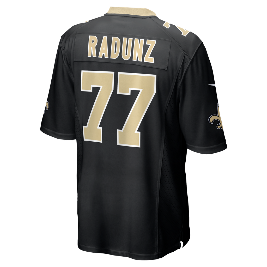 New Orleans Saints Dillon Radunz Nike Black Game Jersey