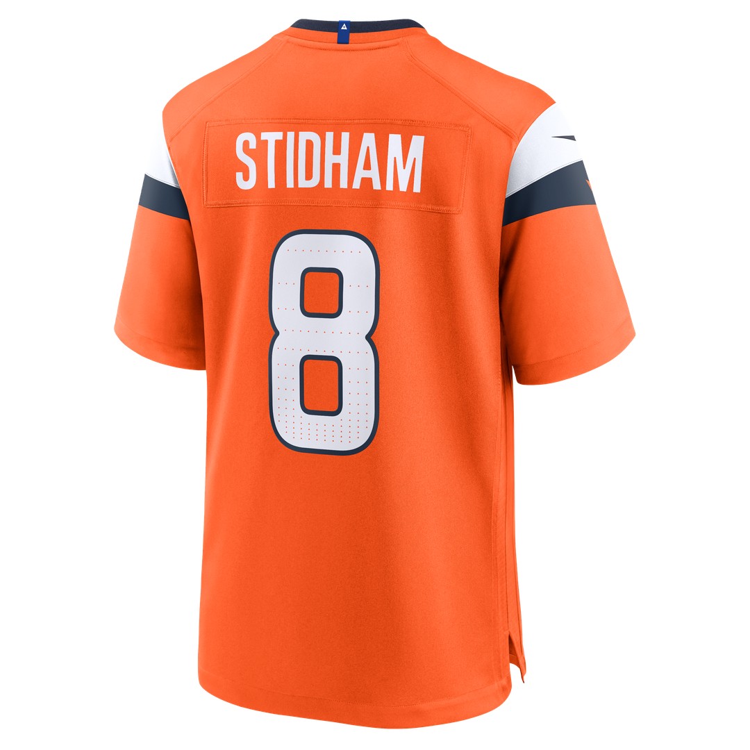 Denver Broncos Jarrett Stidham Nike Orange Game Jersey