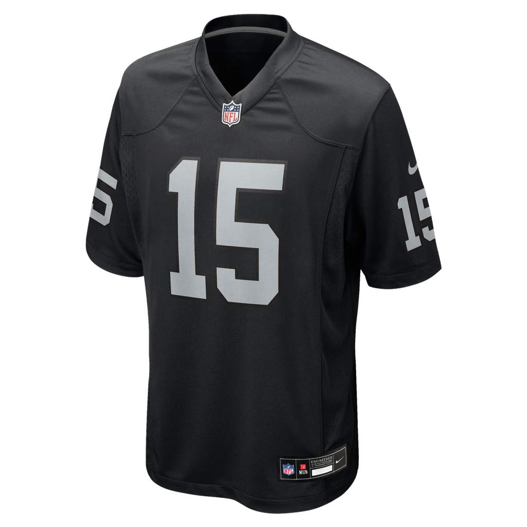 Las Vegas Raiders Fernando Mendoza Nike Black Game Jersey