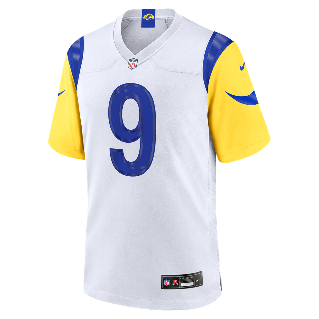 Los Angeles Rams Matthew Stafford Nike White White Game Jersey