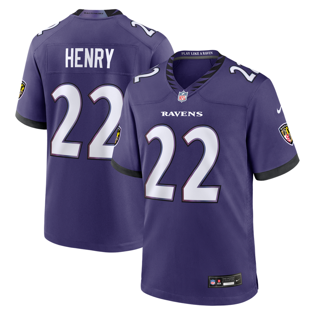 Baltimore Ravens Derrick Henry Nike Purple Game Jersey