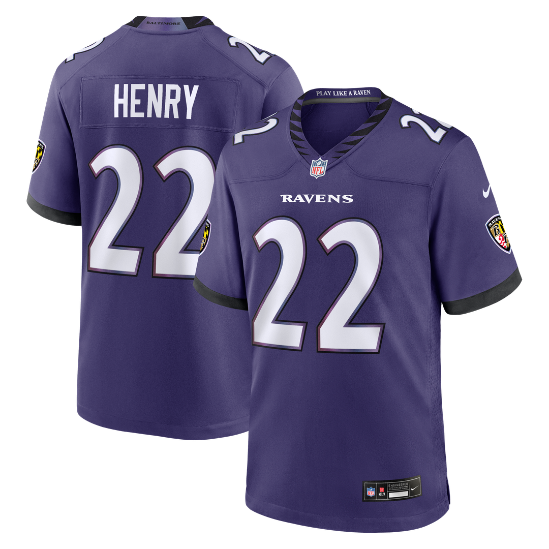 Baltimore Ravens Derrick Henry Nike Purple Game Jersey