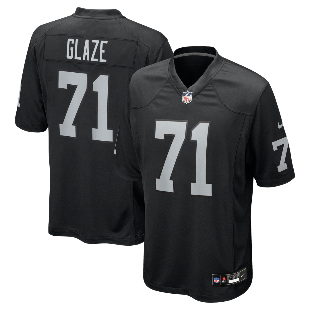 Las Vegas Raiders DJ Glaze Nike Black Game Jersey