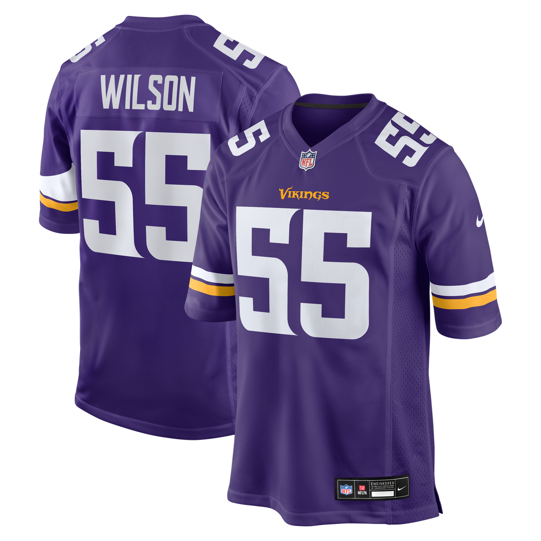 Minnesota Vikings Eric Wilson Nike Purple Game Jersey