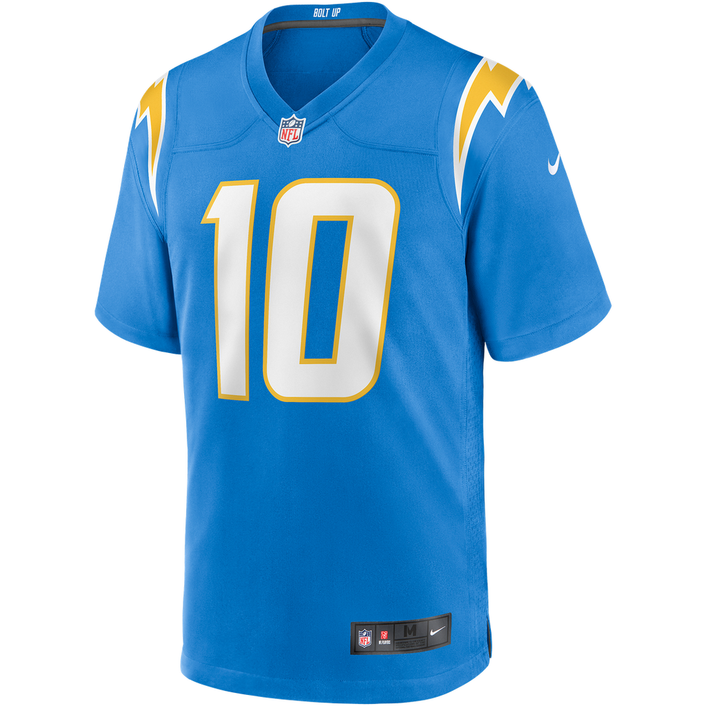 Los Angeles Chargers Justin Herbert Nike Powder Blue Game Jersey