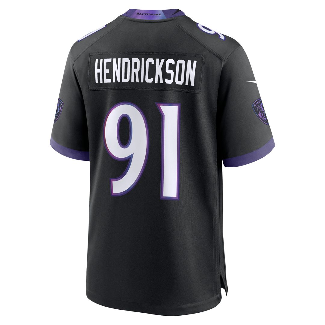 Baltimore Ravens Trey Hendrickson Nike Purple Game Jersey