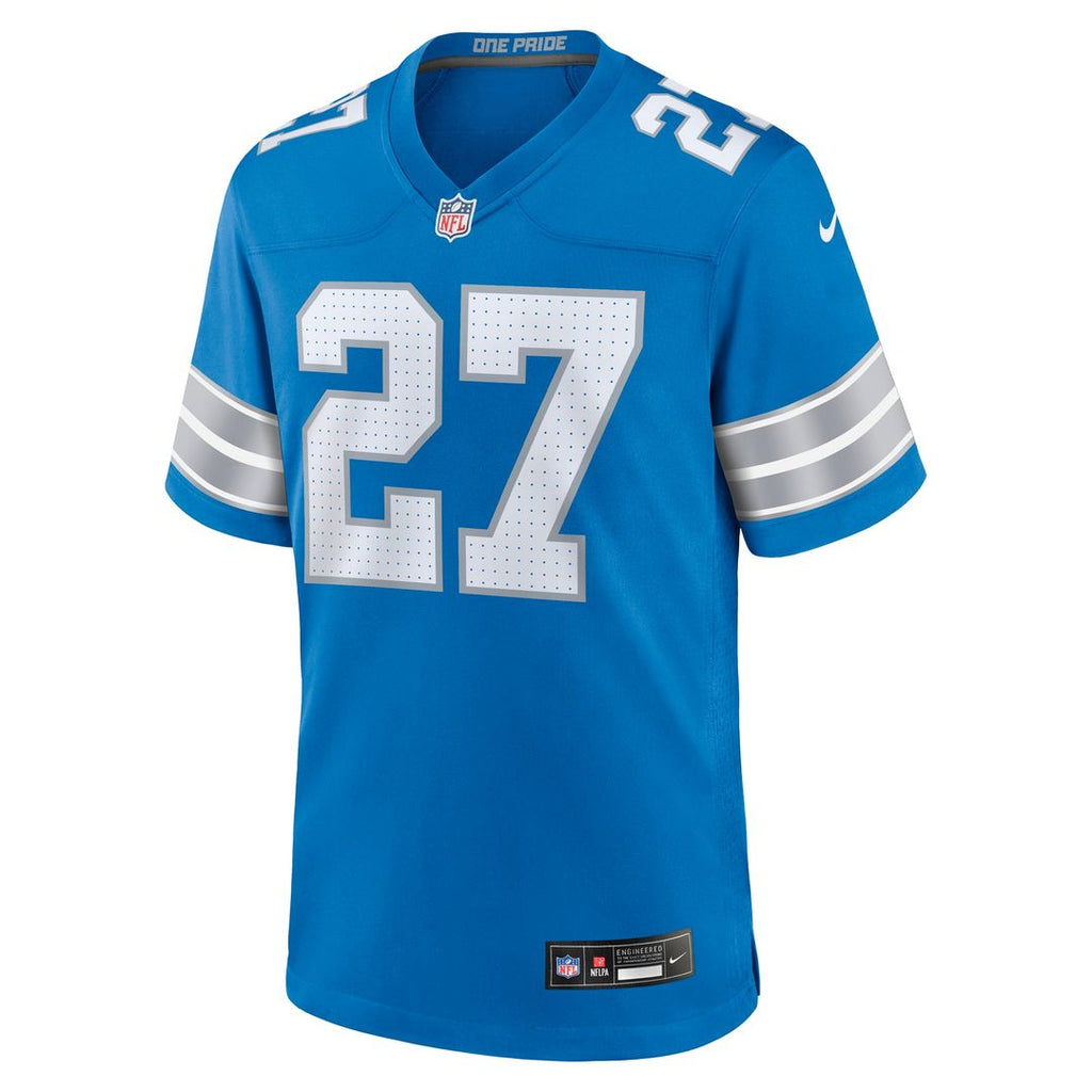Detroit Lions Christian Izien Nike Blue Game Jersey