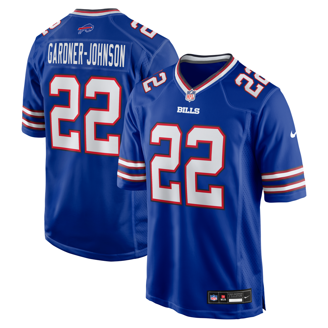 Buffalo Bills Chauncey Gardner - Johnson Nike Royal Game Jersey