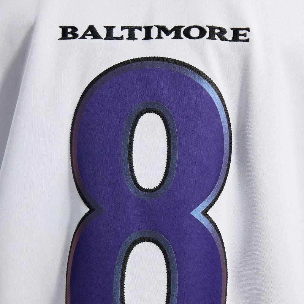 Baltimore Ravens Lamar Jackson Nike White Vapor FUSE Stitched Limited Jersey