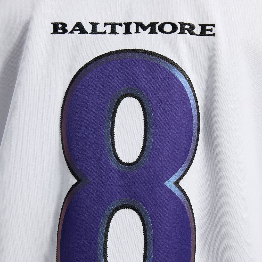 Baltimore Ravens Lamar Jackson Nike White Vapor FUSE Stitched Limited Jersey
