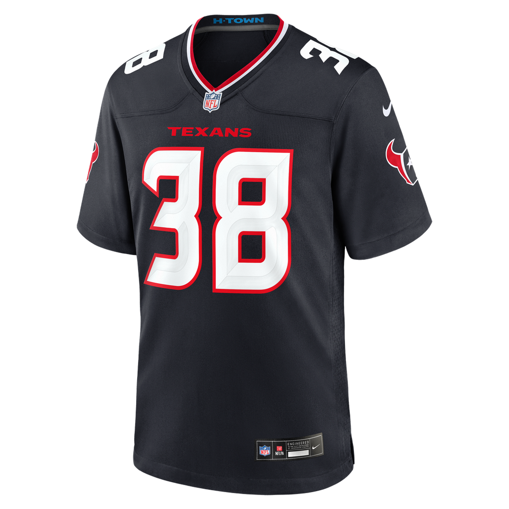 Houston Texans Kai Kroeger Nike Navy Game Jersey