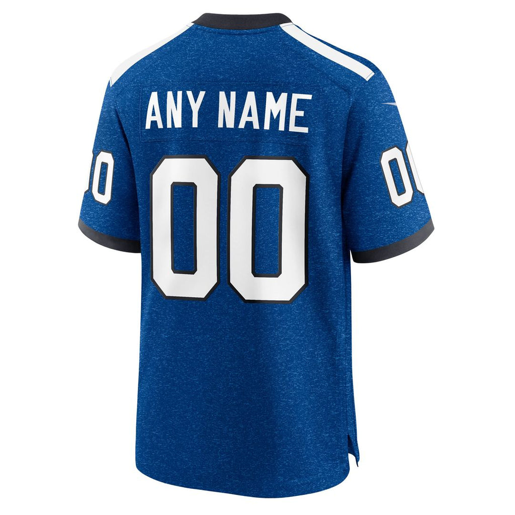 Indiana Nights Indianapolis Colts Nike Blue Alternate Custom Jersey