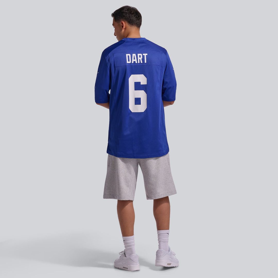 New York Giants Jaxson Dart Nike Royal Game Jersey