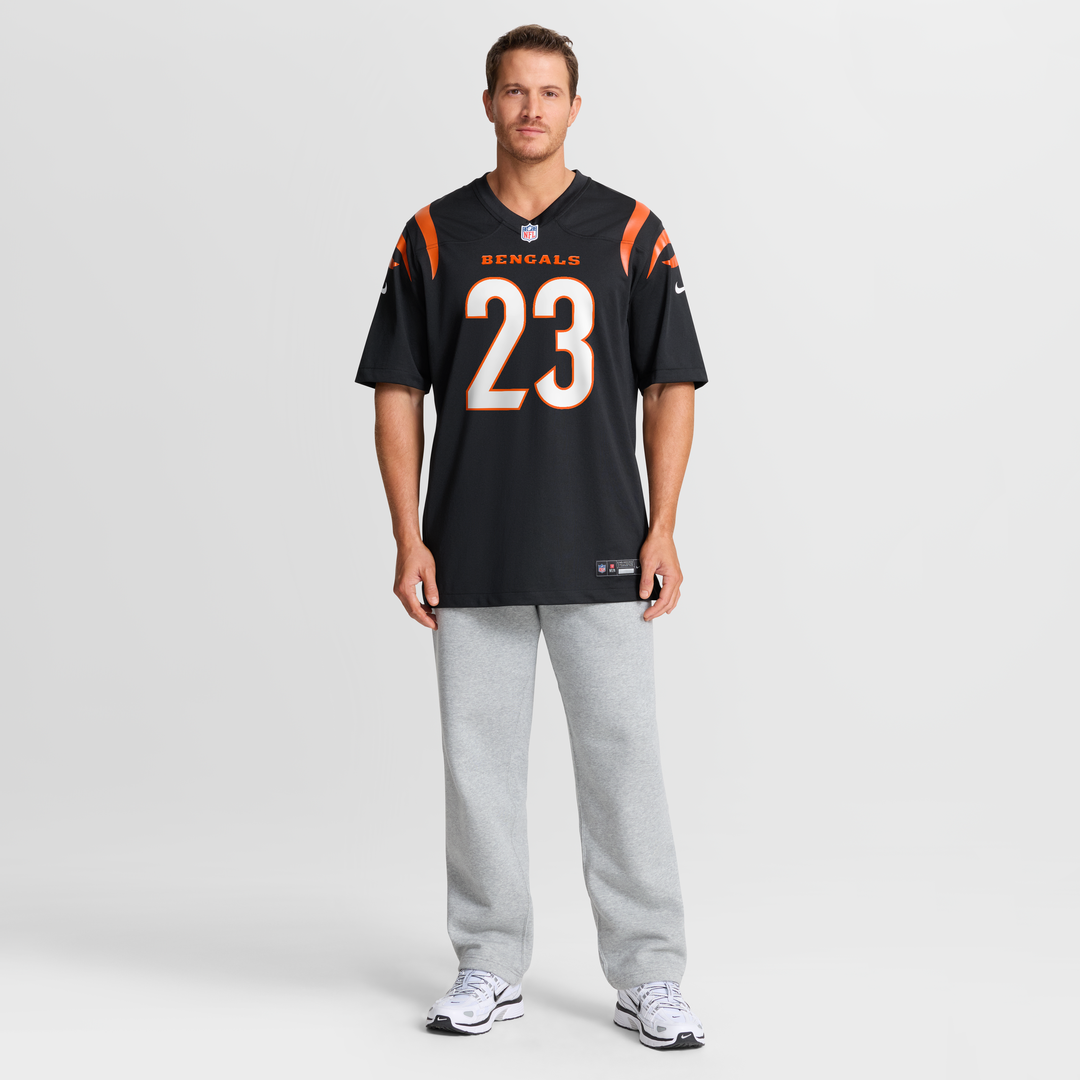 Cincinnati Bengals Daxton Hill Nike Black Game Jersey