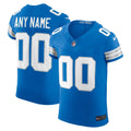 Detroit Lions Nike Blue Team Vapor FUSE Elite Custom Jersey