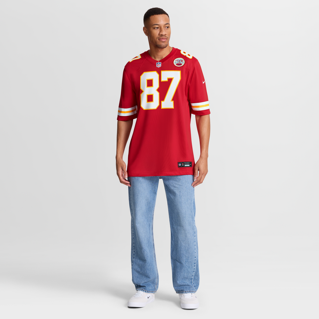 Kansas City Chiefs Travis Kelce Nike White Game Jersey