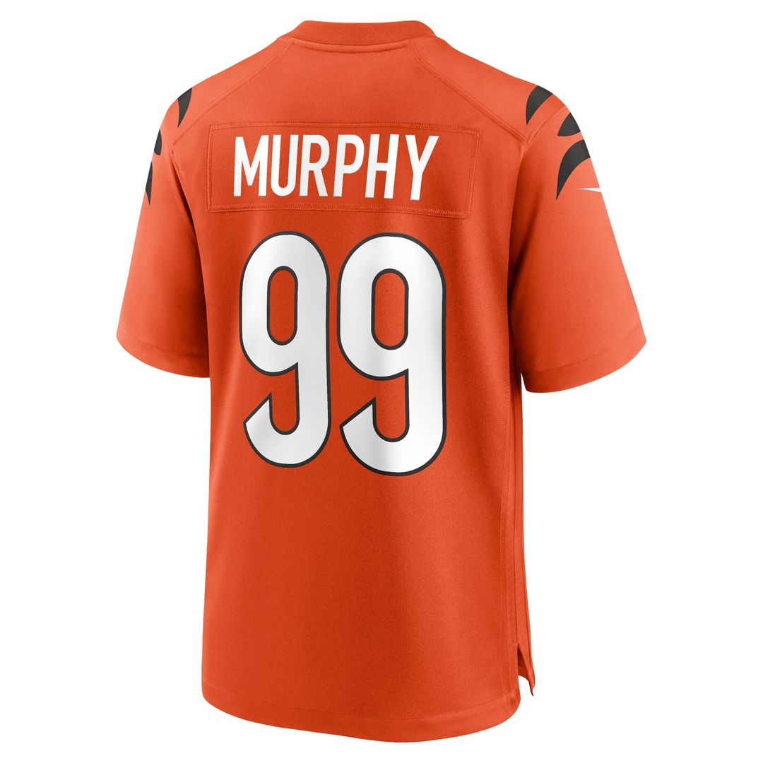 Cincinnati Bengals Myles Murphy Nike White Game Jersey